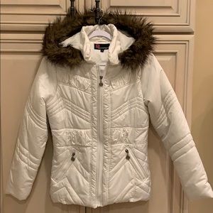 Dollhouse white puffy jacket